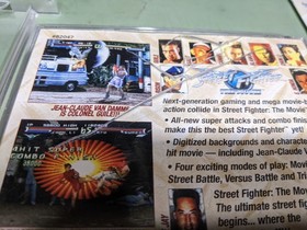 Street Fighter The Movie Sega Saturn Complete in Box