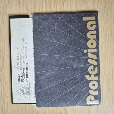   SPACE WARRIOR / NEVER   1 Floppy Disk   Commodore C64 / C128  