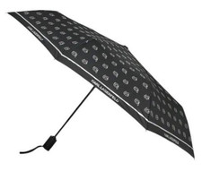 karl Lagerfeld Karl Logo Graphic Printed Unisex Umbrella Black New With Tags