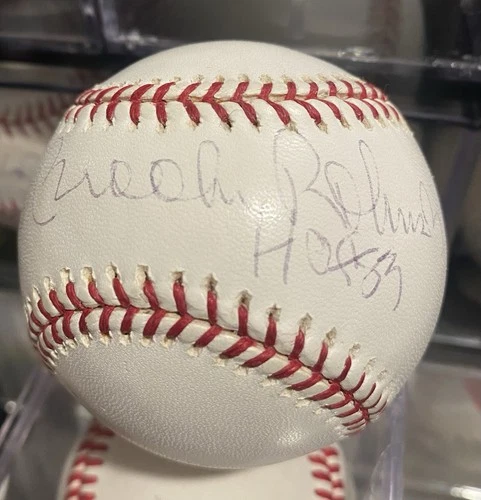 Brooks Robinson Signed Baseball COA Tristar HOF83 Auto JCA