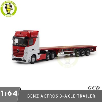GCD ACTROS GIGASPACE 1/64 トレーラー 1/64 GCD Benz Actros Gigaspace White/Red Trailer Truck Diecast