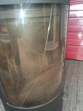 Westfire Unique 26 Log burner Spares Or Repair  CRACKED Glass. GLASS.