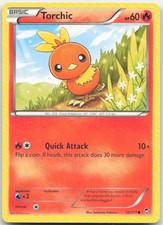 Torchic 12/111 Common Furious Fists Pokemon Moderately Played