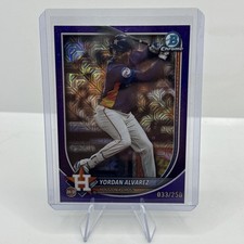 2025 Bowman Chrome - Yordan Alvarez #81 Purple Mojo Refractor /250