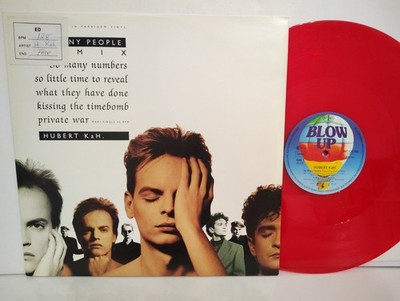 HUBERT KAH - ''SO MANY PEOPLE'' / RED VINYL! / BLOW UP RECORDS (GERMANY) 1989