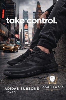 Adidas Subzone IH3423 Triple Black Men s Size 9 Athletic Sneakers Running Train