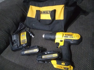 DeWalt 20v Drill And Battery Bag Set