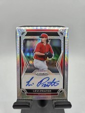 2021 Panini Prizm Draft Picks Levi Prater SILVER PRIZM  Auto 