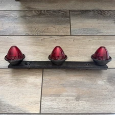 Vtg Truck Trailer Marker Light Bar 3 Beehive Clearance Lights Grote B-202 Read