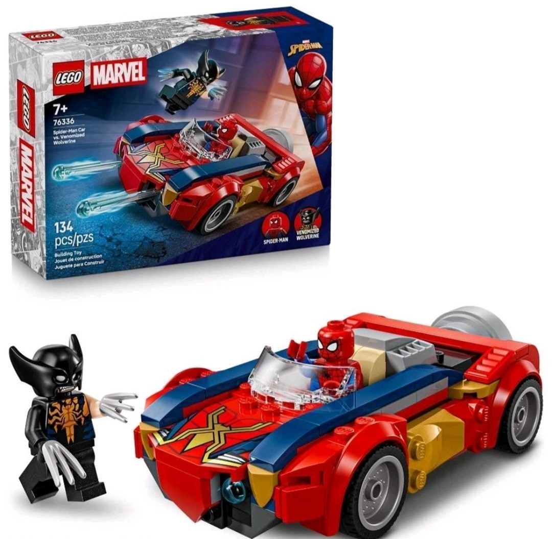 Lego 76336 Spider-Man Car vs. Venomized Wolverine Brand New