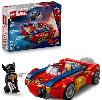 Lego 76336 Spider-Man Car vs. Venomized Wolverine Brand New