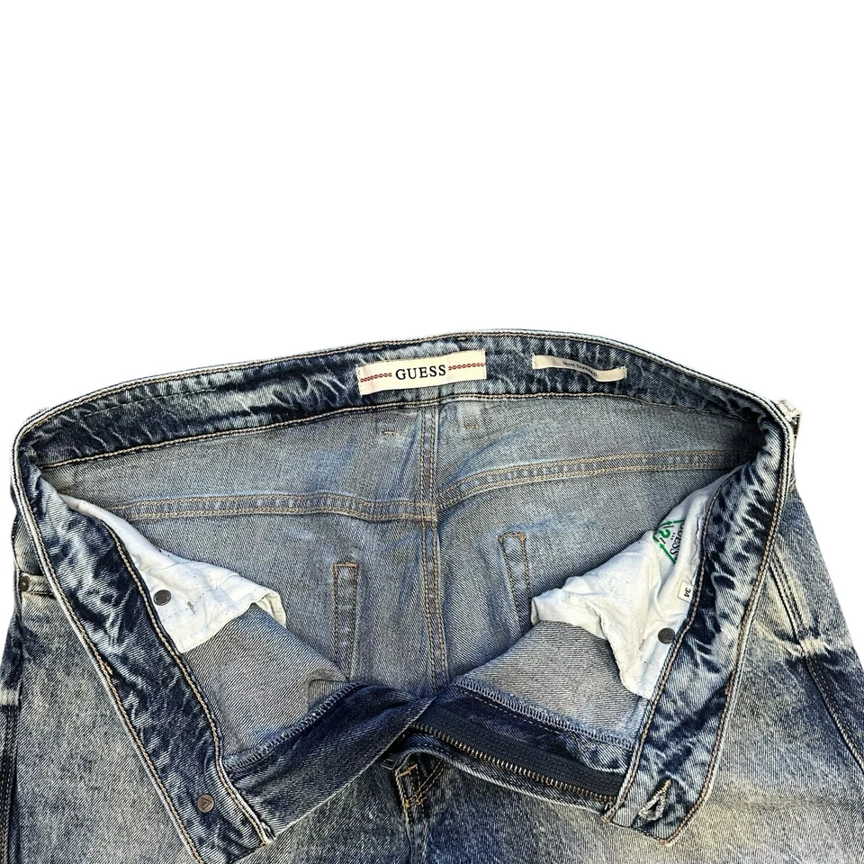 Guess Jeans Alameda Slim Tapered Jeans Blue Men's Size 34x33 Denim - Image 3 of 4