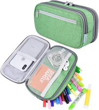 Big Pencil Case Large Capacity Pencil Bag Pouch High Storage Pen Holder Marker M