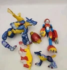Vintage Digimon Action Figure Parts Transforming Toy Lot