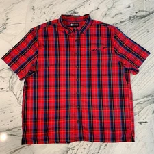 Alaskan Hardgear by Duluth Trading Co. Shirt Men's 2XL Tall Plaid Short Sleeve