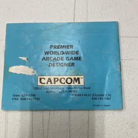 Captain Commando & Gun Smoke NES Manual Only