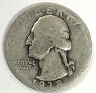 1938-S Washington Silver Quarter