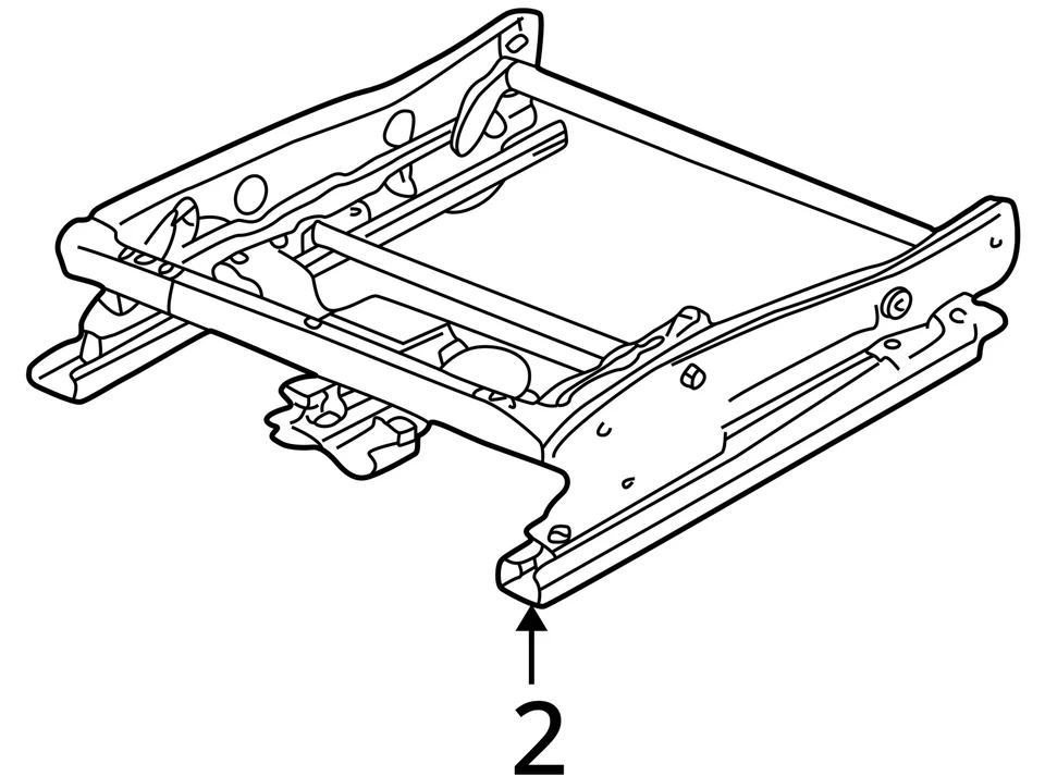 AJUSTADOR ASM D/SEAT VERT 22704448 SATURN L300 L200 2000-2005 - NUEVO OEM Foto 3 de 3