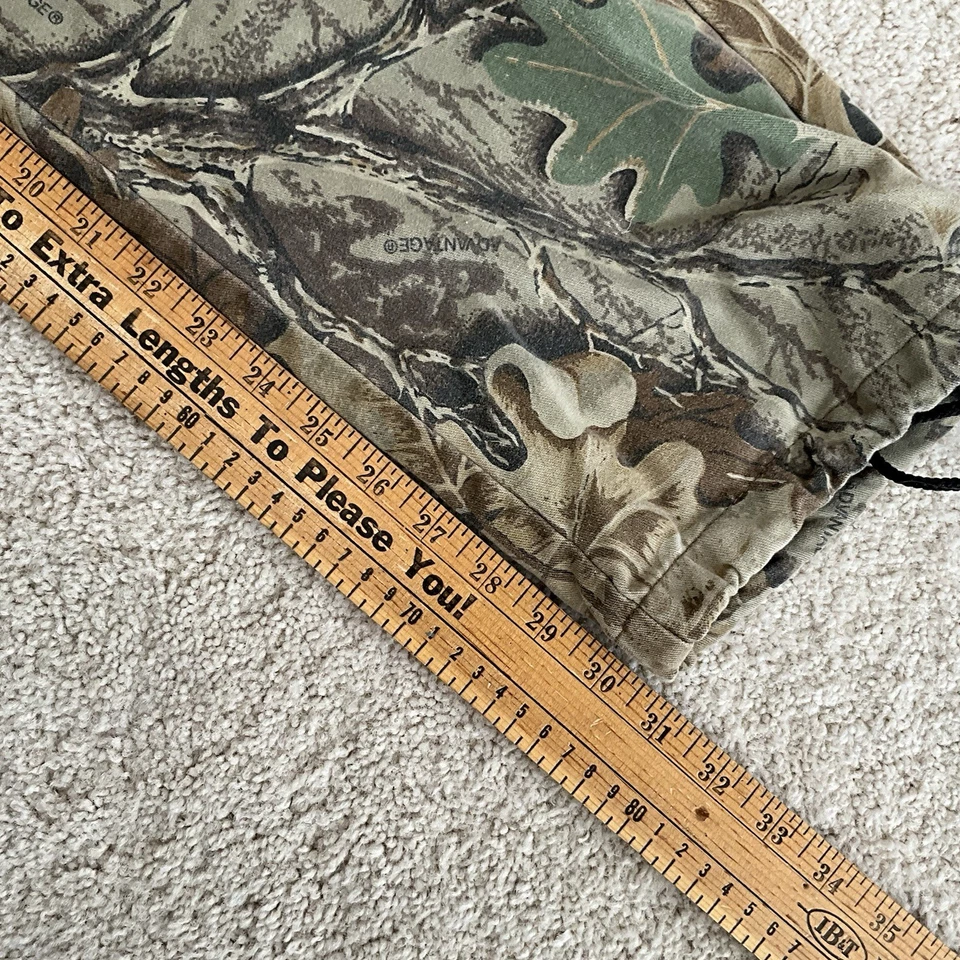 Vintage Y2K Ranger Outdoors Pants 35x31 Advantage Camo Deer Hunting - Image 3 of 4