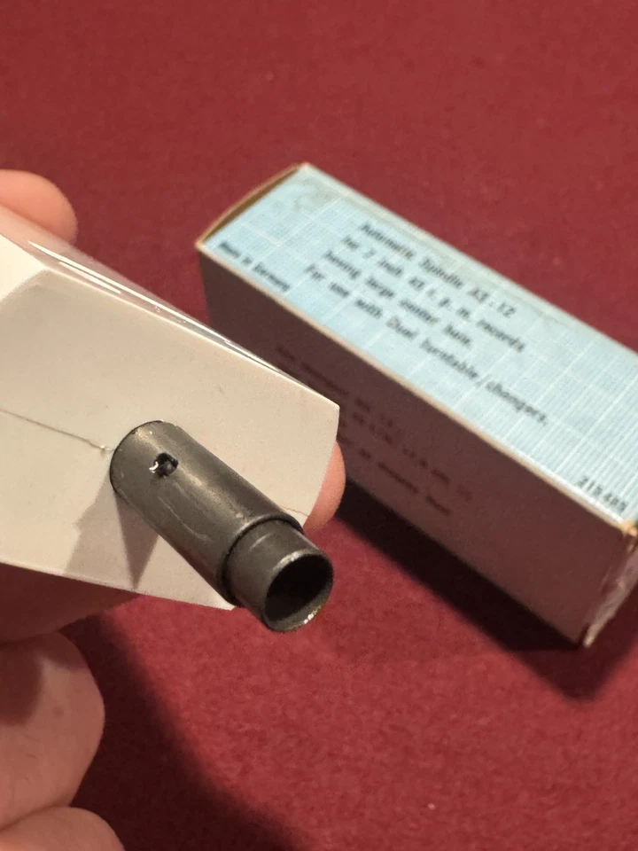 Dual Turntable AS-12 45-RPM Stacking Spindle very clean with box! - Image 3 of 4