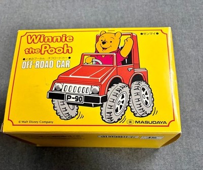 Masudaya Corporation Winnie the Pooh Off Road Auto Disney Vintage Selten Spie...