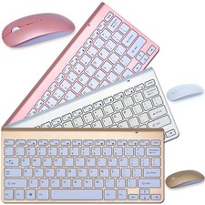 Mini Wireless Keyboard And Mouse Set Waterproof 2.4G For Mac Apple PC Computer