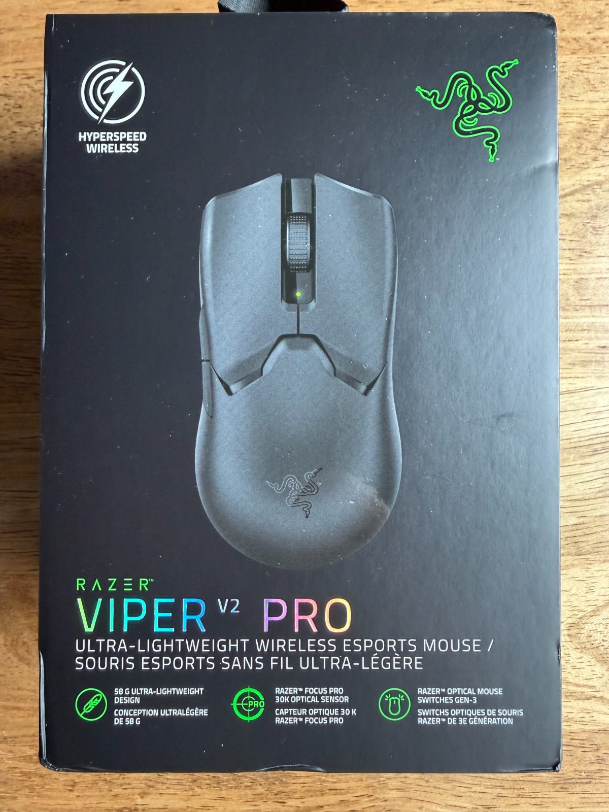 Razer Viper V2 Pro Wireless Optical Gaming Mouse - Black