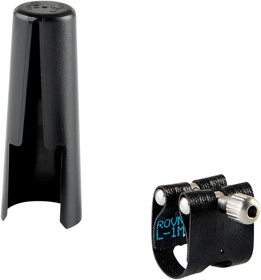 Saxofón alto ligero Rovner ligadura y tapa L11 - saxo alto más metálico Foto 3 de 3