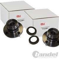 2X AIC Radlager Satz Hinten Beidseitig Passend FÜR Ford Fiesta Focus Fusion