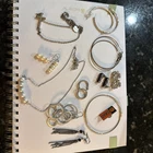 Vintage Costume Jewelry Estate Lot Monet Earrings Necklaces Bracelet