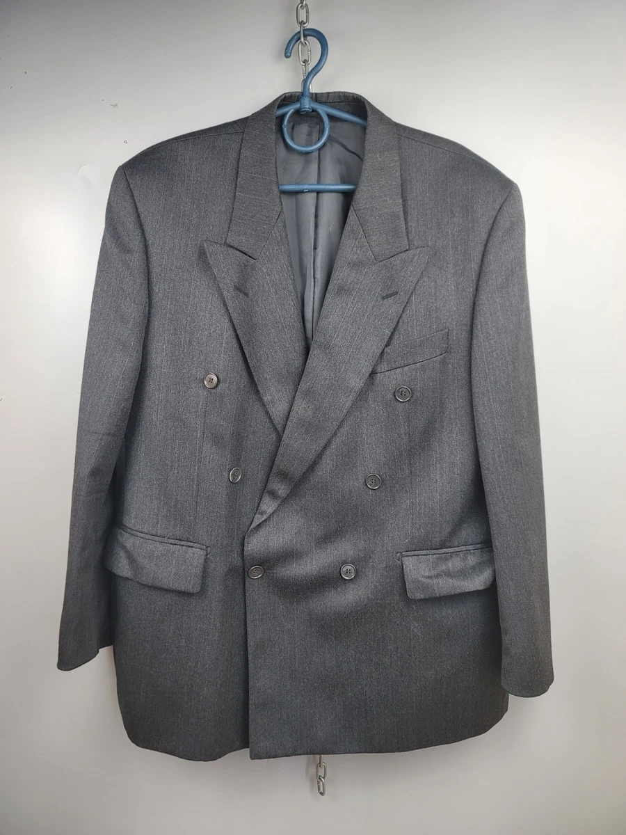 Saint Laurent Gray Double-Breasted Suits & Blazers for Men for