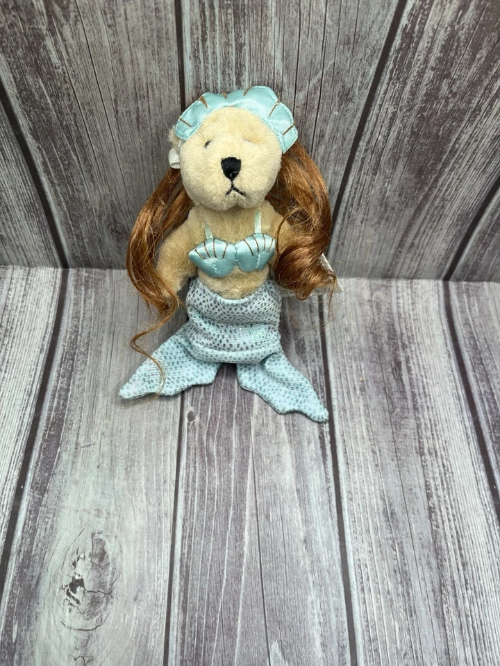 Ganz 2000 Wee Bear Shelly Mini Jointed Teddy Bear In Mermaid Costume - Image 2 of 4
