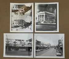 4 VTG 4x5 B&W Photos 1920-1970 Nostalgia HISTORIC Downtown Clearwater FL COA