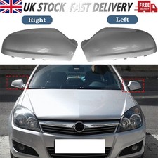 For Vauxhall Astra H MK5 2005-2009 Wing Mirror Covers Grey Silver Left & Right