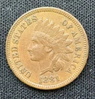 1881 indian head penny minted in Philadelphia ungraded but looking good
