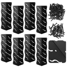 Set of 8 Raised Garden Bed Corner Brackets with Wood Screws Rust Resistant Me...