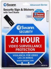 Swann Home Security Camera Sign for Yard and 1-Pack, 