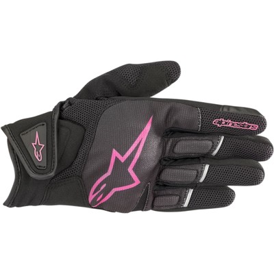 Alpinestars Stella Atom Gloves - Black/Pink - Large 3594018-1039-L