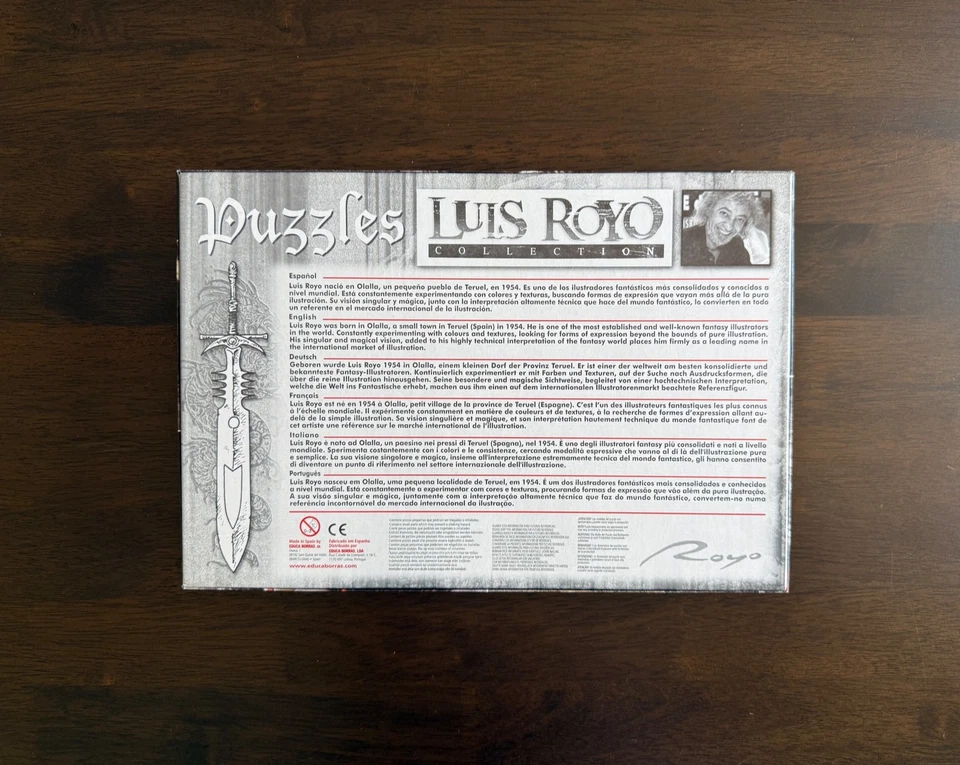 Rompecabezas Educa "Dark Labyrinth" Luis Royo 500 piezas - Completo - Raro Foto 2 de 4