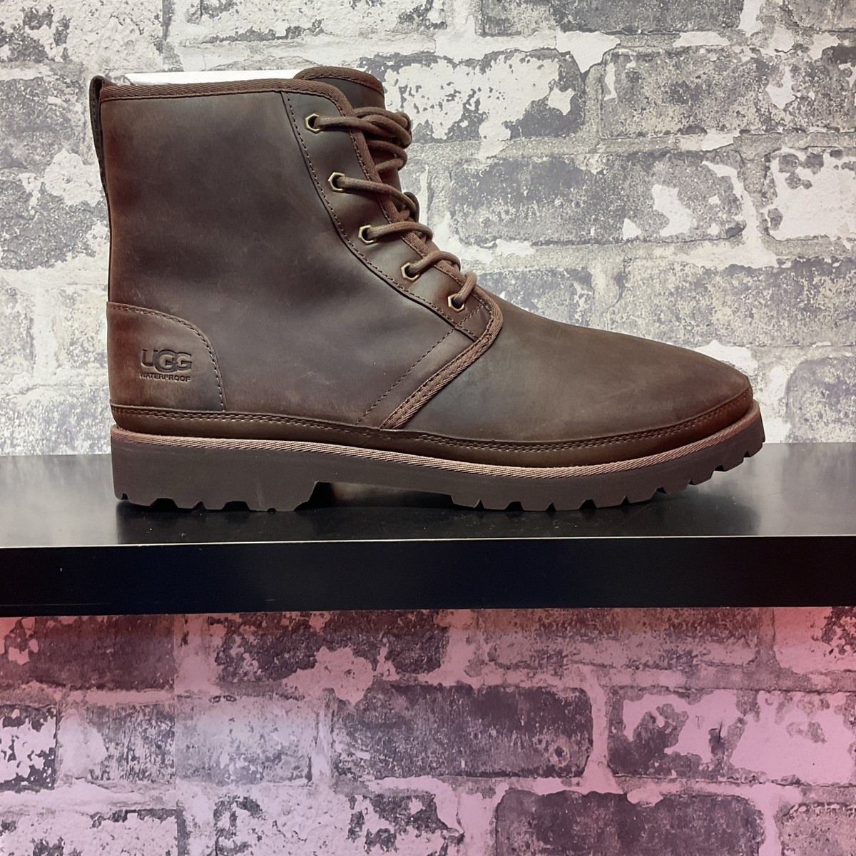 UGG Harkland Waterproof Chestnut men\'s boots 1106671 suede upper size 9 UGG® Chukka Lug (Men) - Chestnut – The Heel Shoe Fitters main image 2