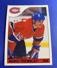 NHL, MARIO TREMBLAY RW, CANADIENS, #245 O-PEE-CHEE 1985, NM, SET BREAK