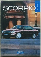 FORD Scorpio Car Sales Brochure 1995 Ref FA1263/1 Feb 1996 Executive Ghia Ultima