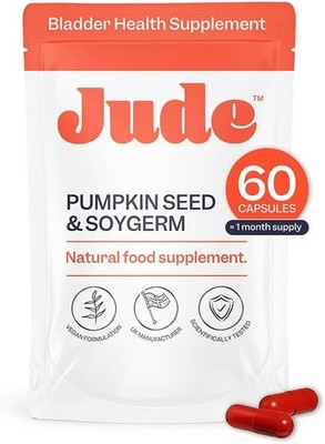 Jude Bladder Health Tablets Pouch As Seen On Dragons' Den, Science-Backed Supple