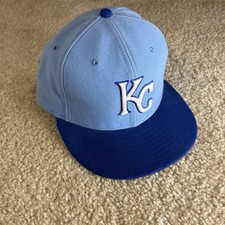Kansas City Royals Men  s Light Blue 7 3/4 Fitted 59fifty New Era Hat American