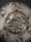 Pretty Antique Light Pink Depression Glass Plate w/ Lovely Flowers — photo 6