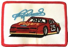 Retro Tim Richmond Folgers Nascar Racing Patch Chevy Vintage Iron Sew On