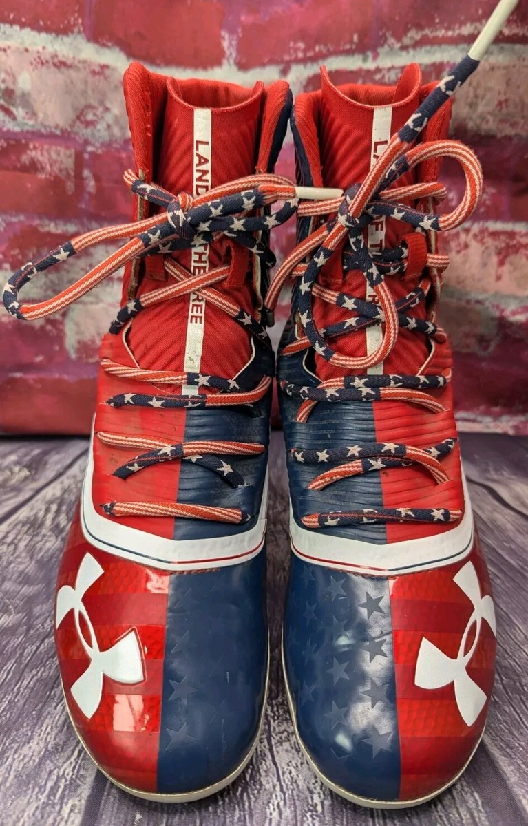 Under Armor Highlight Limited Edition USA Flag Football Cleats