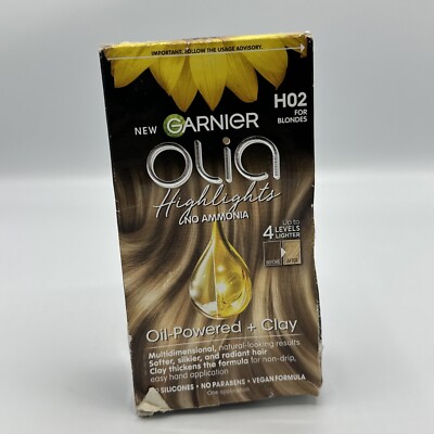 Garnier Olia Highlights H02 For Blondes Beautiful Luxurious Hair Oil Clay