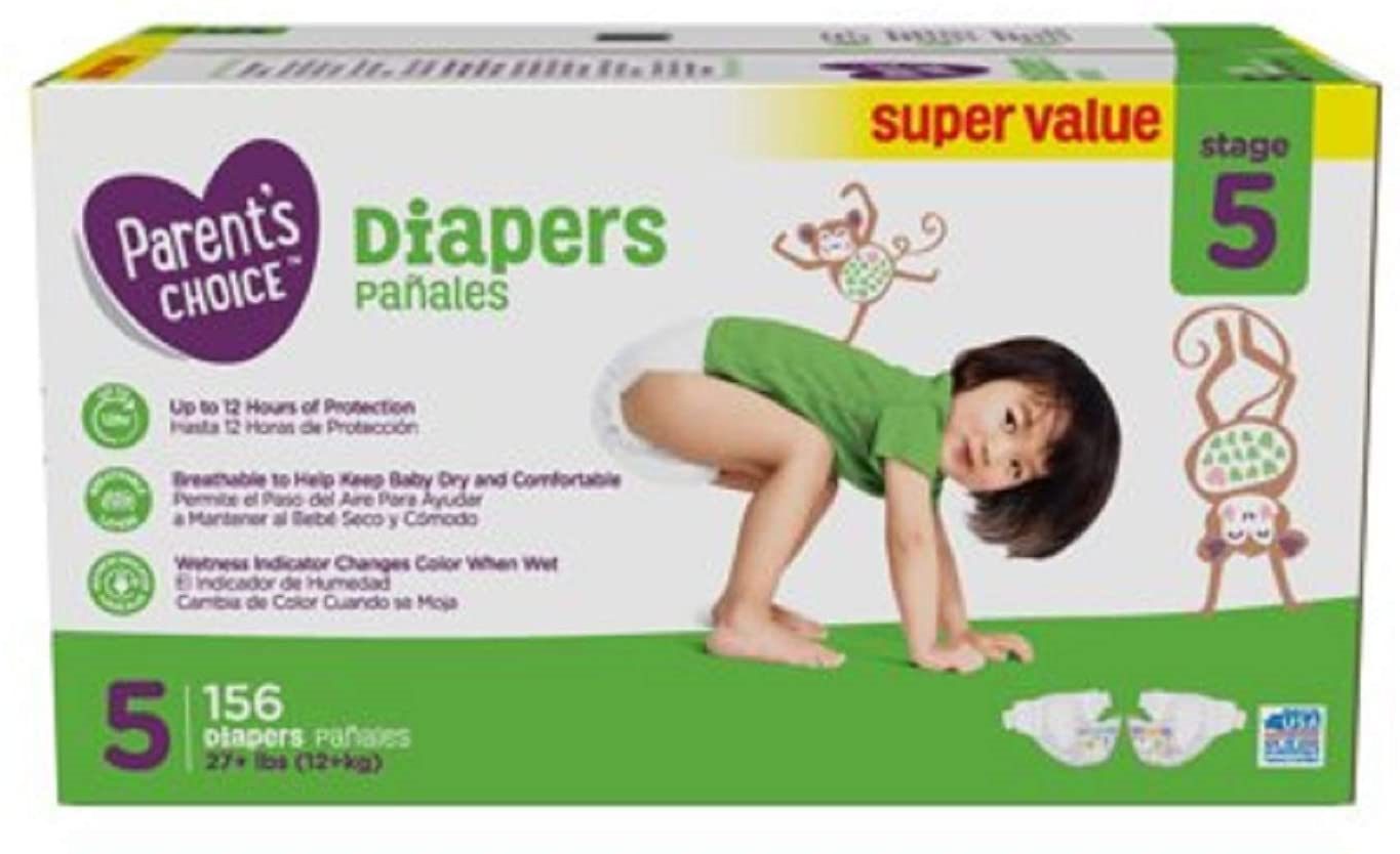 parents choice diapers size 4