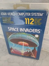 Space Invaders Atari 2600 Sealed NSIB New CX2632 Blue Box Hang Tab Grade WATA 